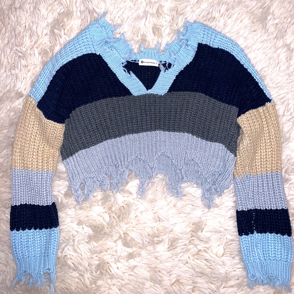 Multi Colored Knit Sweater